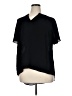 Worthington 100% Polyester Black Short Sleeve Blouse Size 0X - photo 1