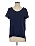 Soprano 100% Polyester Blue Short Sleeve Top Size S - photo 1