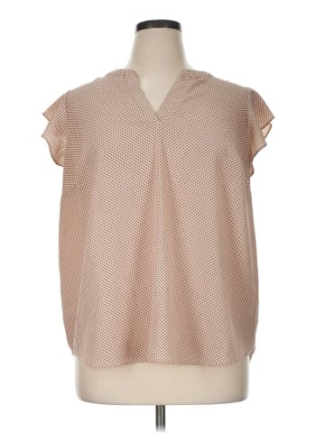 Adrianna Papell Short Sleeve Blouse (view 1)