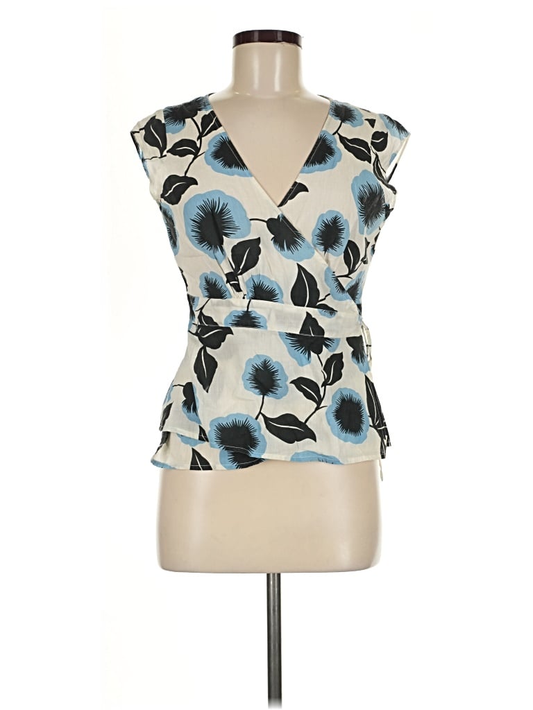 Pre-owned Elevenses Sleeveless Blouse In Blue
