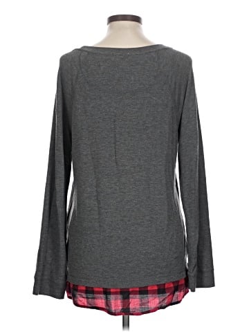 Faded Glory Long Sleeve Top (view 2)