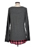 Faded Glory Gray Long Sleeve Top Size L - photo 2
