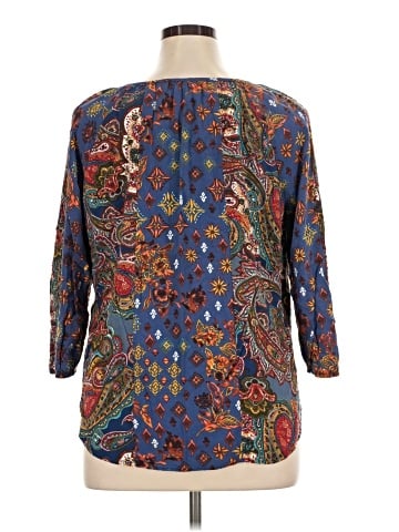 Figueroa & Flower 3/4 Sleeve Blouse (view 2)