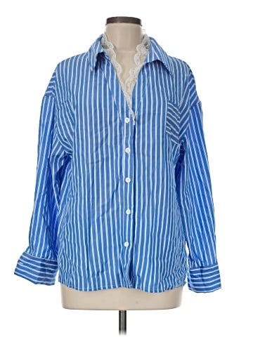 Unbranded Long Sleeve Button-Down Shirt (view 1)