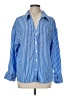 Unbranded Stripes Blue Long Sleeve Button-Down Shirt Size M - photo 1