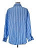 Unbranded Stripes Blue Long Sleeve Button-Down Shirt Size M - photo 2