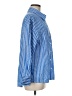 Unbranded Stripes Blue Long Sleeve Button-Down Shirt Size M - photo 4