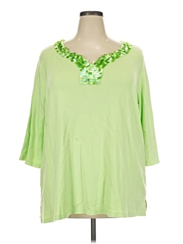 Quacker Factory 3/4 Sleeve T-Shirt (view 1)