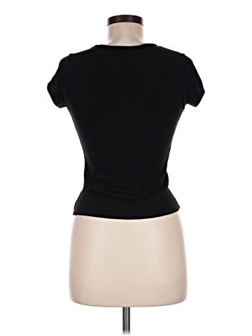 Don't Ask Why Short Sleeve Turtleneck (view 2)