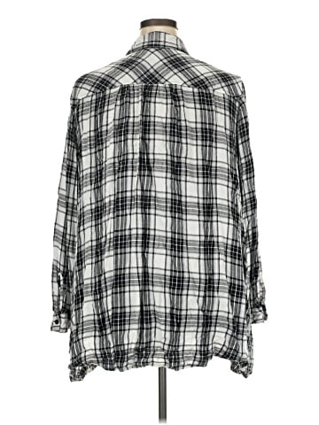 Lane Bryant 3/4 Sleeve Button-Down Shirt (view 2)