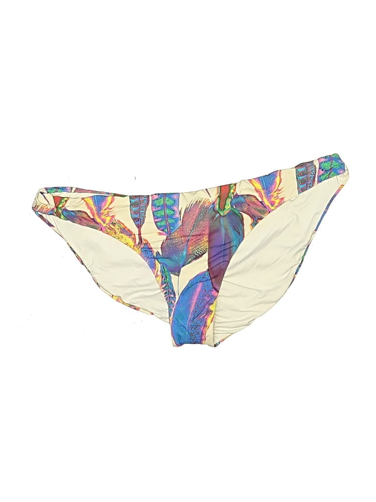 Pre-owned Pilyq Swimsuit Bottoms In Ivory