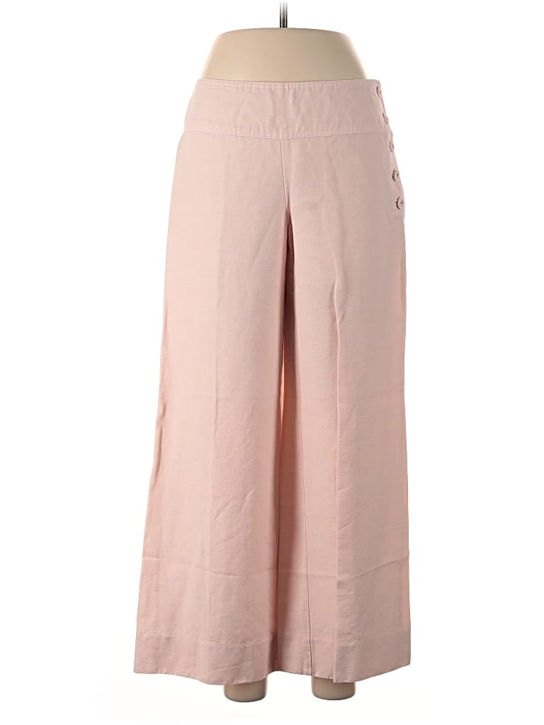 Pre-owned Cartonnier Linen Pants In Pink