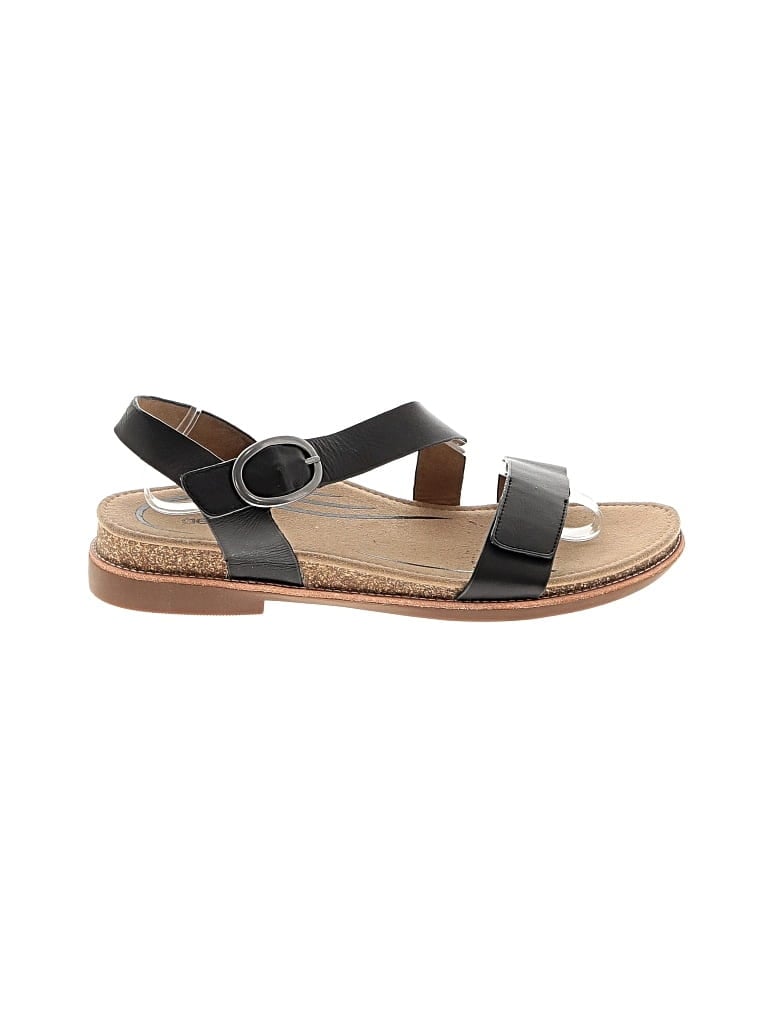 Pre-owned Aetrex Sandals In Black
