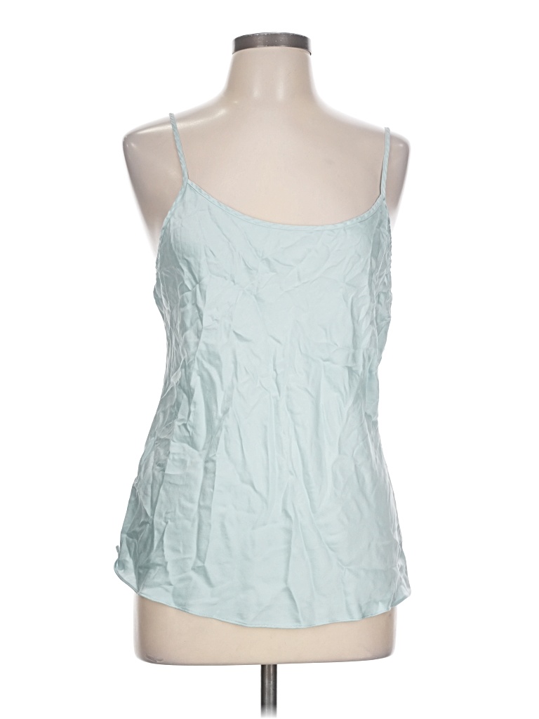 Pre-owned Talbots Tank Top Blue Strapless Neckline Tops