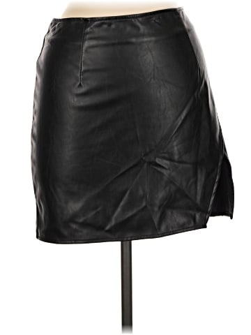 Bear Dance Faux Leather Skirt (view 1)
