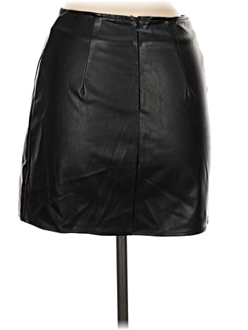 Bear Dance Faux Leather Skirt (view 2)