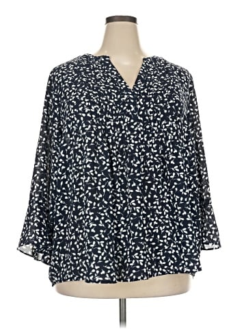 Style&Co 3/4 Sleeve Blouse (view 1)