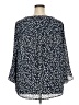 Style&Co 100% Polyester Animal Print Blue 3/4 Sleeve Blouse Size 3X - photo 2