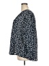 Style&Co 100% Polyester Animal Print Blue 3/4 Sleeve Blouse Size 3X - photo 5