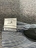 Glam 100% Polyester Stripes Gray Short Sleeve Top Size S - photo 8