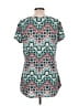 Bobbie Brooks Teal Short Sleeve Blouse Size L - photo 2