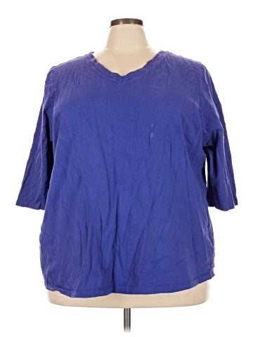 Woman Within 3/4 Sleeve T-Shirt (view 1)