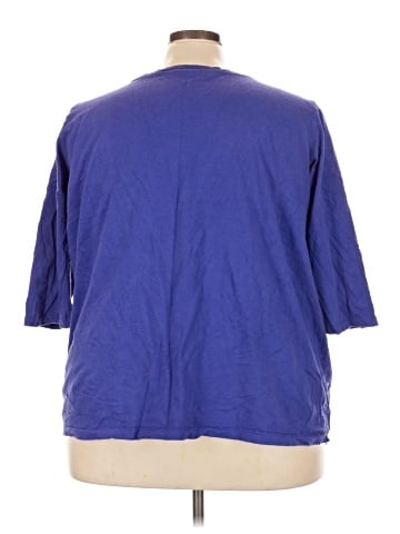 Woman Within 3/4 Sleeve T-Shirt (view 2)