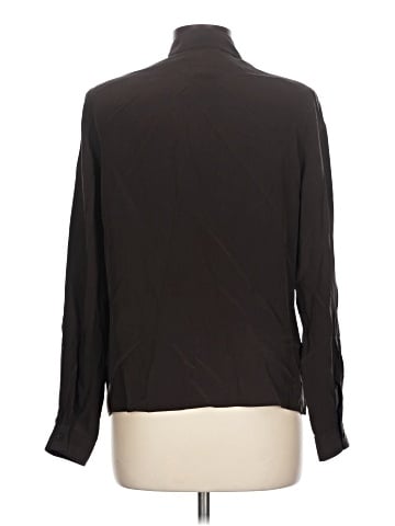 Jones New York Long Sleeve Silk Top (view 2)