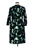 Mossimo 100% Polyester Print Teal Casual Dress Size XL - photo 2