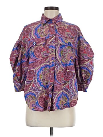 Alexis 3/4 Sleeve Button-Down Shirt (view 1)