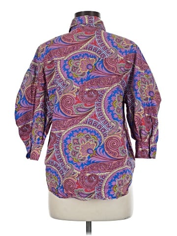 Alexis 3/4 Sleeve Button-Down Shirt (view 2)