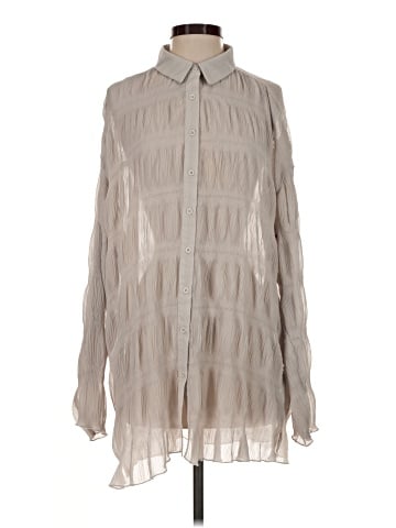 Missguided Long Sleeve Blouse (view 1)