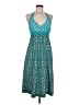 Athleta Paisley Teal Casual Dress Size 8 (tall) - photo 1