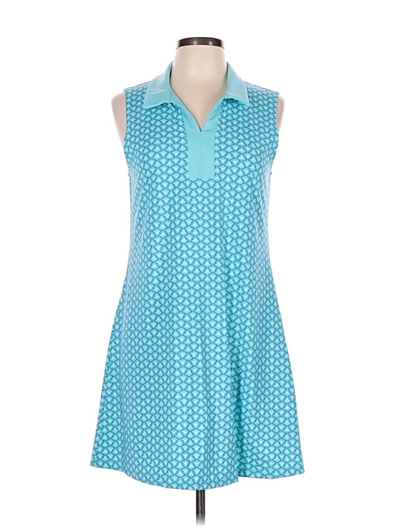 Pre-owned Sigrid Olsen Casual Dress In Teal