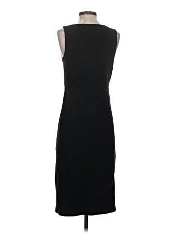Madewell Organic Cotton Ribbed Button-Down Tank Midi Dress (view 2)