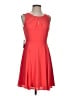 Express Solid Red Cocktail Dress Size 4 - photo 1