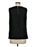 Ann Taylor 100% Polyester Black Sleeveless Blouse Size M - photo 2