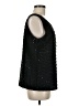 Ann Taylor 100% Polyester Black Sleeveless Blouse Size M - photo 4
