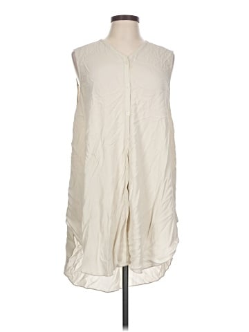 Eileen Fisher Sleeveless Button-Down Shirt (view 1)