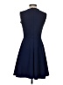 Francesca's Solid Blue Cocktail Dress Size S - photo 2