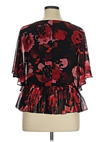 Connected Apparel Short Sleeve Blouse (view 2)