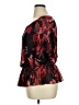 Connected Apparel 100% Polyester Black Short Sleeve Blouse Size 14 - photo 5