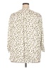 Maurices 100% Polyester Animal Print Ivory 3/4 Sleeve Blouse Size 20 (2) - photo 2