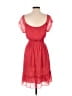 Dots 100% Polyester Hearts Red Cocktail Dress Size S - photo 2