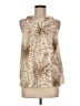 Trina Turk 100% Polyester Tan Sleeveless Blouse Size M - photo 1