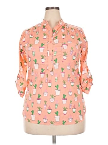 Cals 3/4 Sleeve Blouse (view 1)