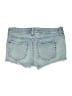 Express Stripes Blue Denim Shorts Size 4 - photo 2