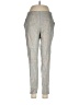 Theory Chevron-herringbone Silver Casual Pants Size 6 - photo 1