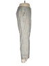 Theory Chevron-herringbone Silver Casual Pants Size 6 - photo 4