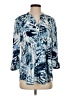 Cocomo Blue 3/4 Sleeve Blouse Size S - photo 1